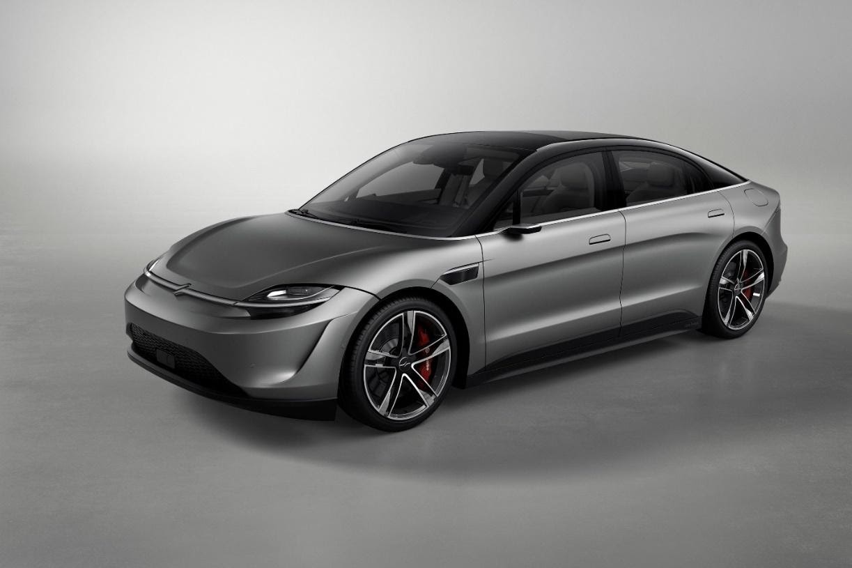 Sony Vision-S concept electric car unveiled at CES looks at a connected  near-future